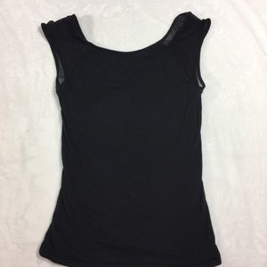 Express Black Tee Tank Top Size:Small